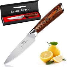 Paring Knife 4 Inch - Paring Knives Best Small Kitchen Knife Fruit Knife,German 