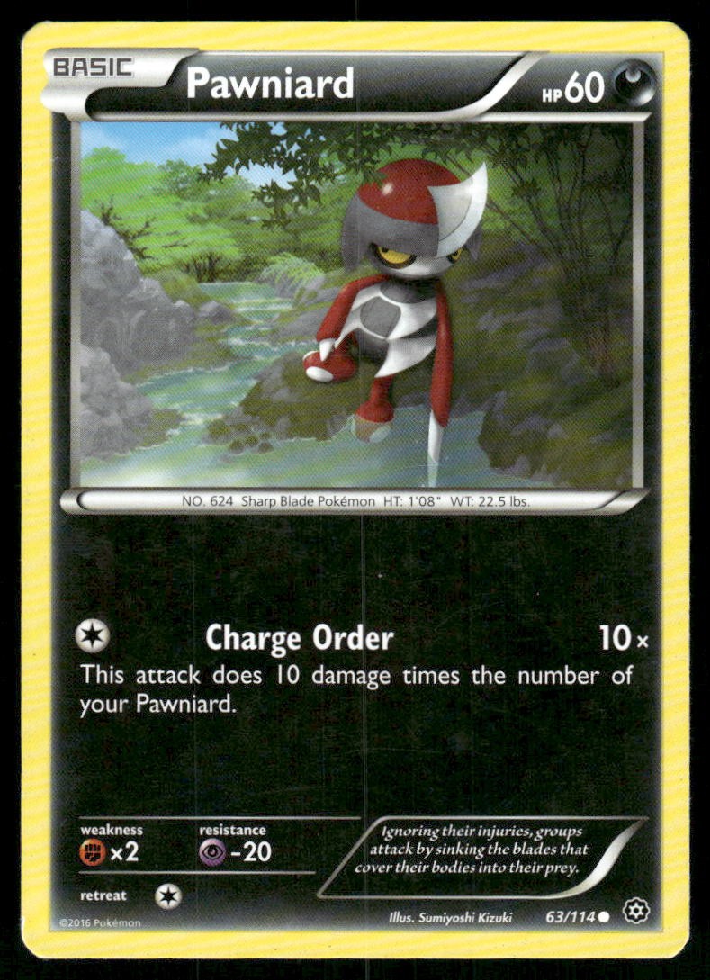 Pawniard 63/114 Common Normal XY - Steam Siege LP