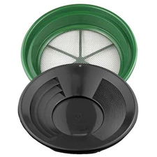 Sluice Monkey 1/8" Mesh Large Classifier Fits 5 Gallon Bucket Plus Free 14" Blac