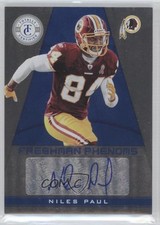 2011 Panini Totally Certified Freshman Phenoms Blue 162/299 Niles Paul Auto 0b2