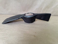 Vintage-Marked Grub Axe- Head- Pick Axe Grub Hoe- Mattlock Tool