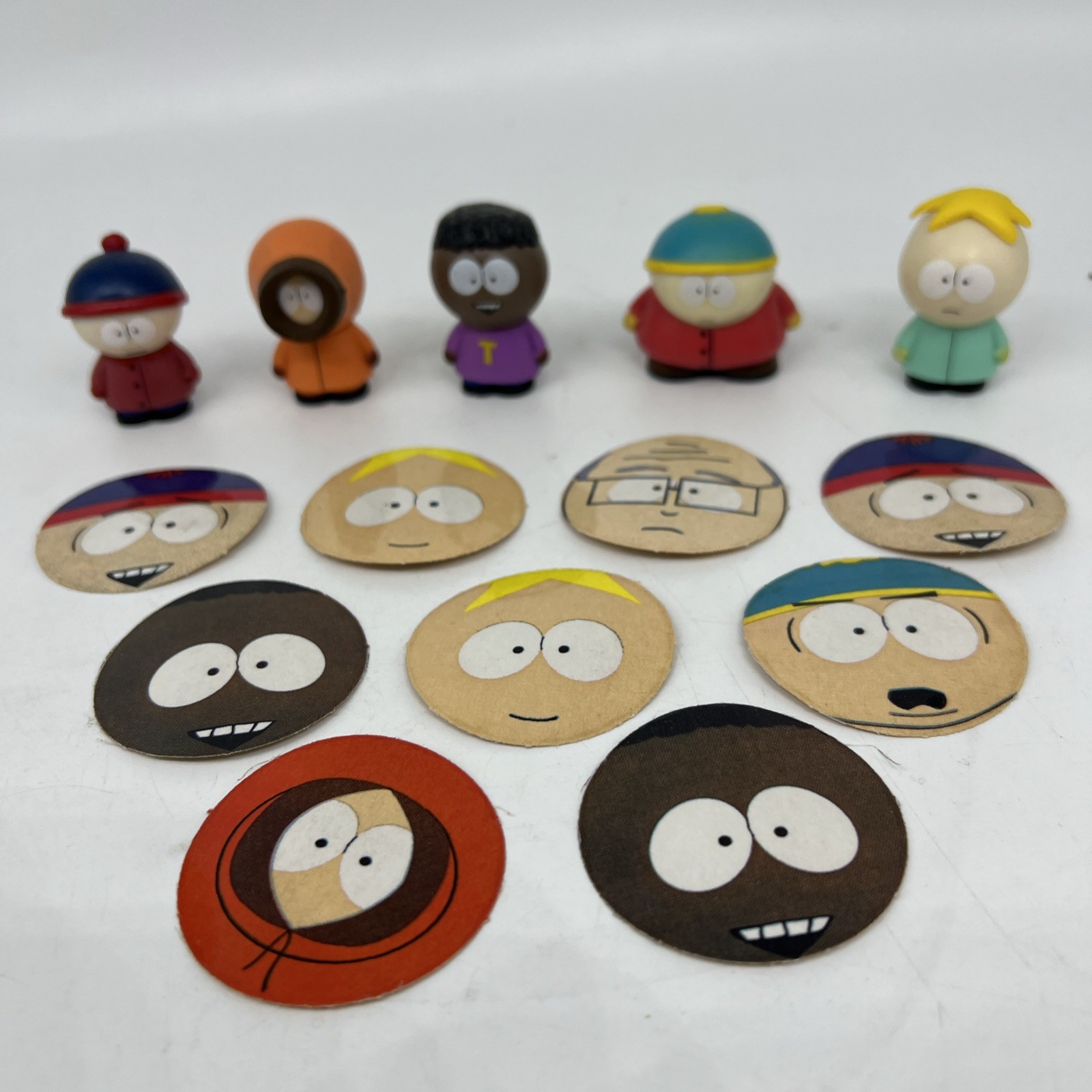 SOUTH PARK Series 1 Limited Collector Set 5 Mini 2.5” Figures & 9 Mini stickers