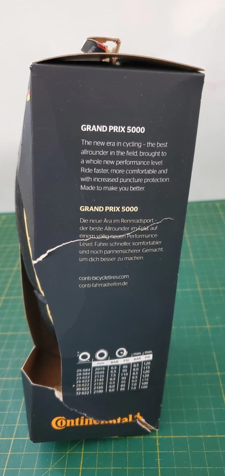 Continental Grand Prix 5000 (28-622) 700x28C black/cream Faltreifen - Bild 3 von 4