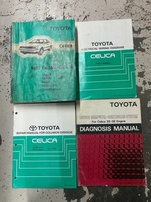 Manuel D’Atelier De Réparation Et Service Toyota Celica 1987 OEM - Photo 1/4