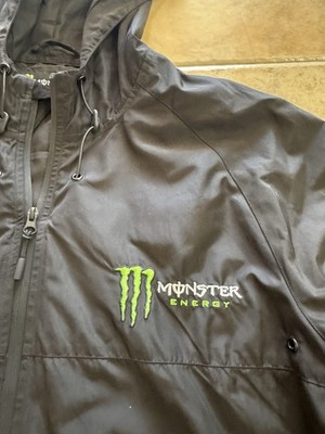 Mens Black Heavy Duty Monster Energy Athletes Only Jacket XXL