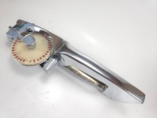 Vintage Dymo Tapewriter M-55D All Chrome Metal Embossing Handheld Label Maker