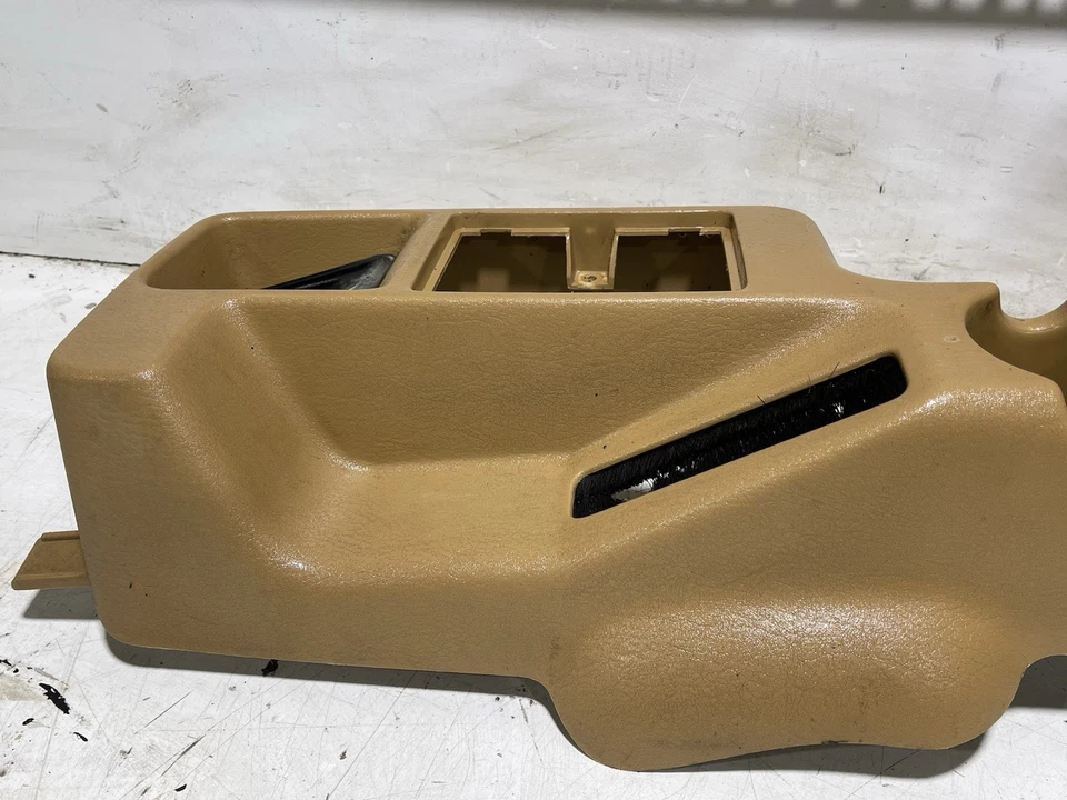 Jeep TJ Wrangler 97-06 1 pieza consola central completa tapa de almacenamiento de monedas sillín bronceado Foto 4 de 4