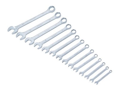 BlueSpot Tools - Combination Spanner Set of 14 Metric 6 to 26mm
