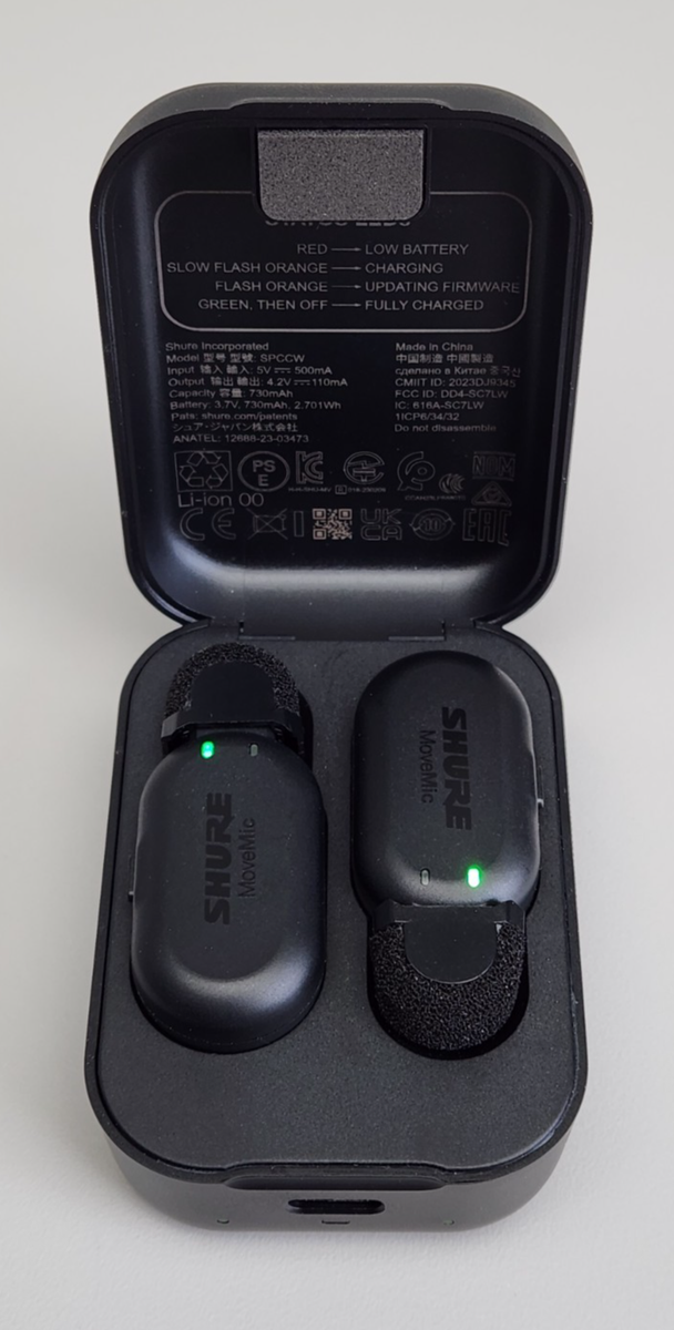 Shure MoveMic Two MV-TWO-Z7 2-Channel Wireless Lavalier Microphone