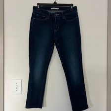 Levi  s 711 Skinny Jeans Size 27 Dark Wash Stretch Denim