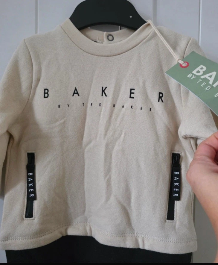 Smart Ted Baker Baby Boy Mock Outfit - All In One Tracksuit 3-6 Months - BNWT! - Image 2 of 4