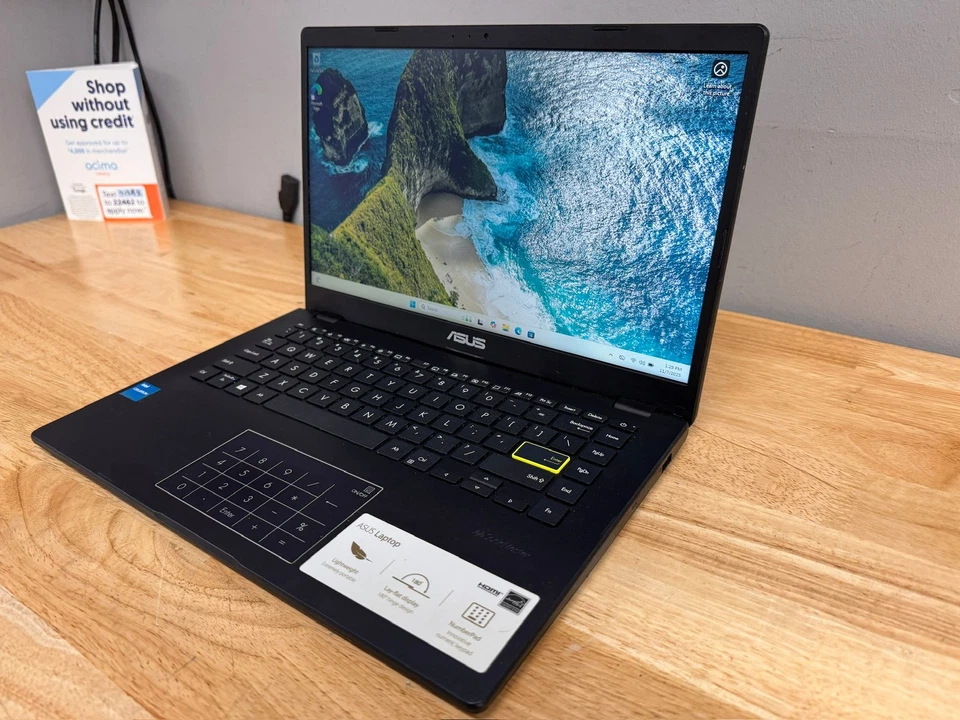 Portátil ASUS VivoBook E410KA 14" Intel Celeron, 128GB SSD, 4GB RAM, W11 Foto 3 de 4