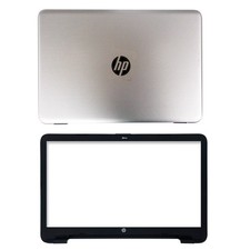 New LCD Back Cover  Front Bezel For HP 17-X 17-Y 17X 17-AY Silver
