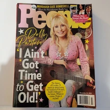 People Magazine November 24th 2025  Dolly Parton ~ William, Kate, & Geroge