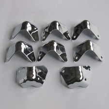 8Pack New Metal 2 Leg Guitar AMP Amplifier Cabinet Corners Protectors For Fender