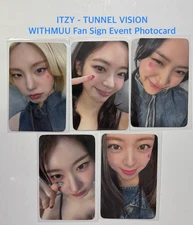 [ITZY] TUNNEL VISION Withmuu Fan Sign Event Photocard