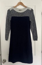 Talbots Sweater Dress Navy Blue Size XS NWT