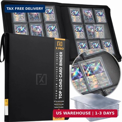 X PRO Top Load Card Binder - Compatible with Top-loading Card Cases - Fits 252 |