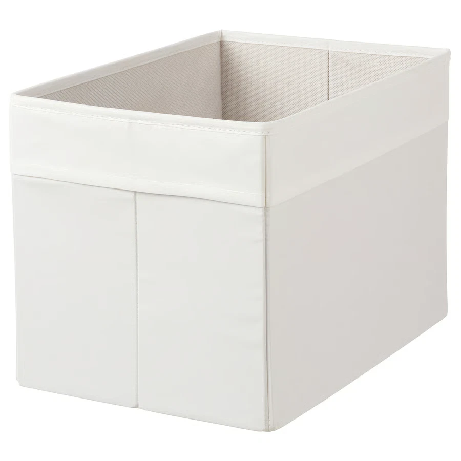 4X IKEA DRÖNA White Fabric Storage Box Fits KALLAX Shelf Unit 9¾x13¾x9¾ Inches - Image 2 of 4