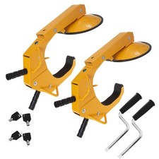 Trailer Wheel Lock 2 Pack Heavy-Duty Adjustable Anti-Theft Trailer Wheel Clam...