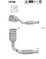 AS Katalysator 15799 FüR Peugeot 301 LPG Vti 115 CitroËN Elysee DDNFP0 DDNFP6