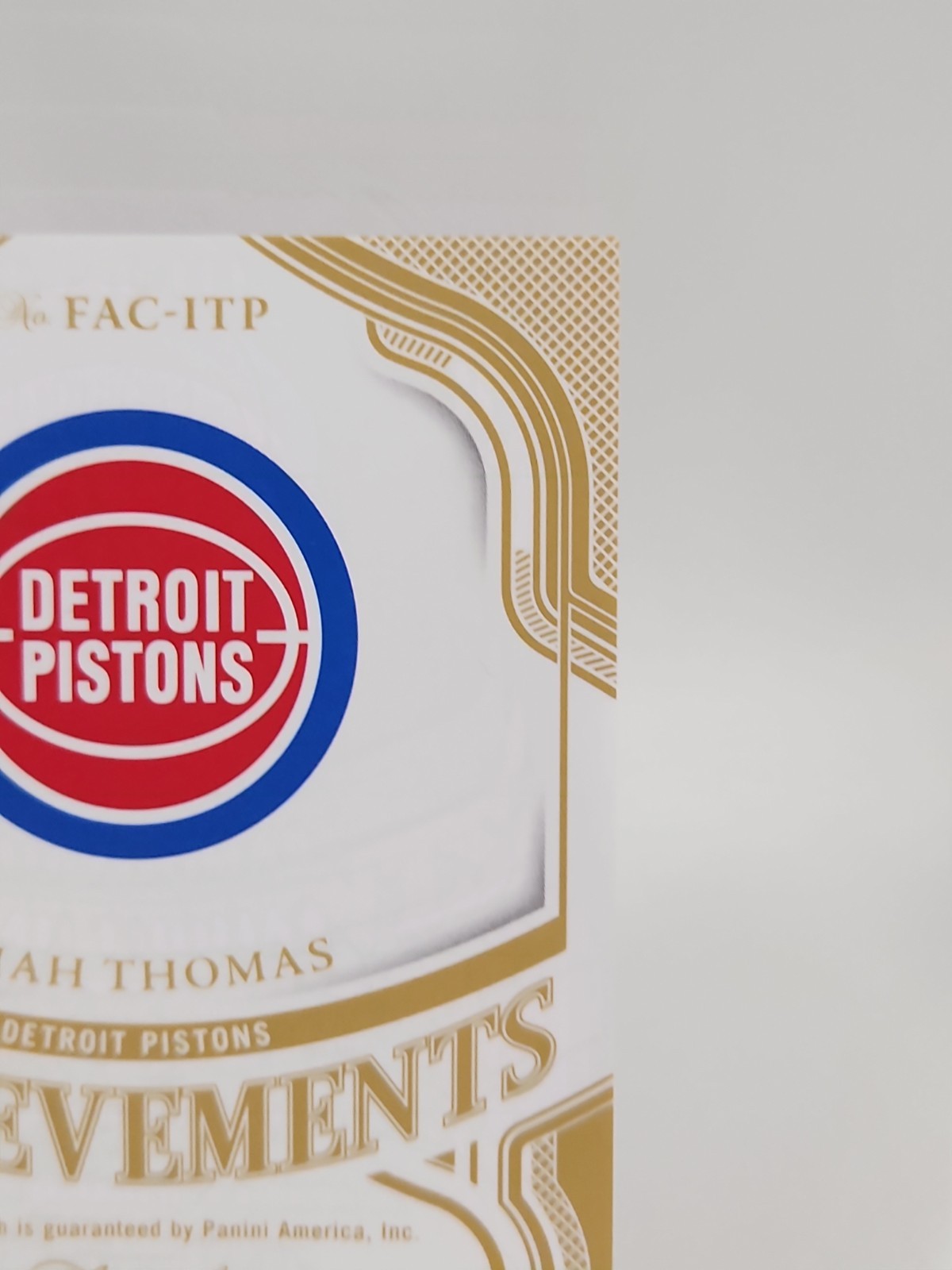 Panini Flawless Achievements Ruby Auto /15 Isiah Thomas Pistons SSP Hall Of Fame view 8