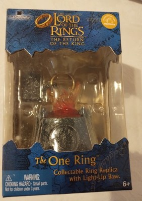 Der Herr der Ringe Unikat Ring with LIGHT BASE Lord of the Ring Lotr Rings