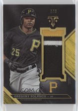 2016 Topps Triple Threads Unity Single Jumbo Relics Gold 7/9 Gregory Polanco 2a9