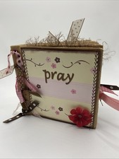 Handmade Prayer Junk Journal Bible Verses Paper Bag Scrapbook Devotional