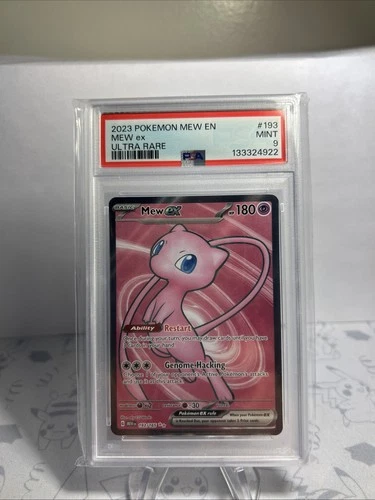 2023 POKEMON MEW EN-151 ULTRA RARE #193 MEW EX PSA 9