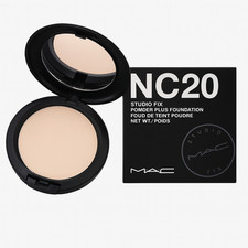 MAC Studio Fix Powder Plus Foundation  15g IN BOX  Shade NC 20 QUICK POST