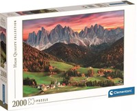 Puzzle 2000 ElementóW. High Quality Collection. Val Di Funes Clementoni