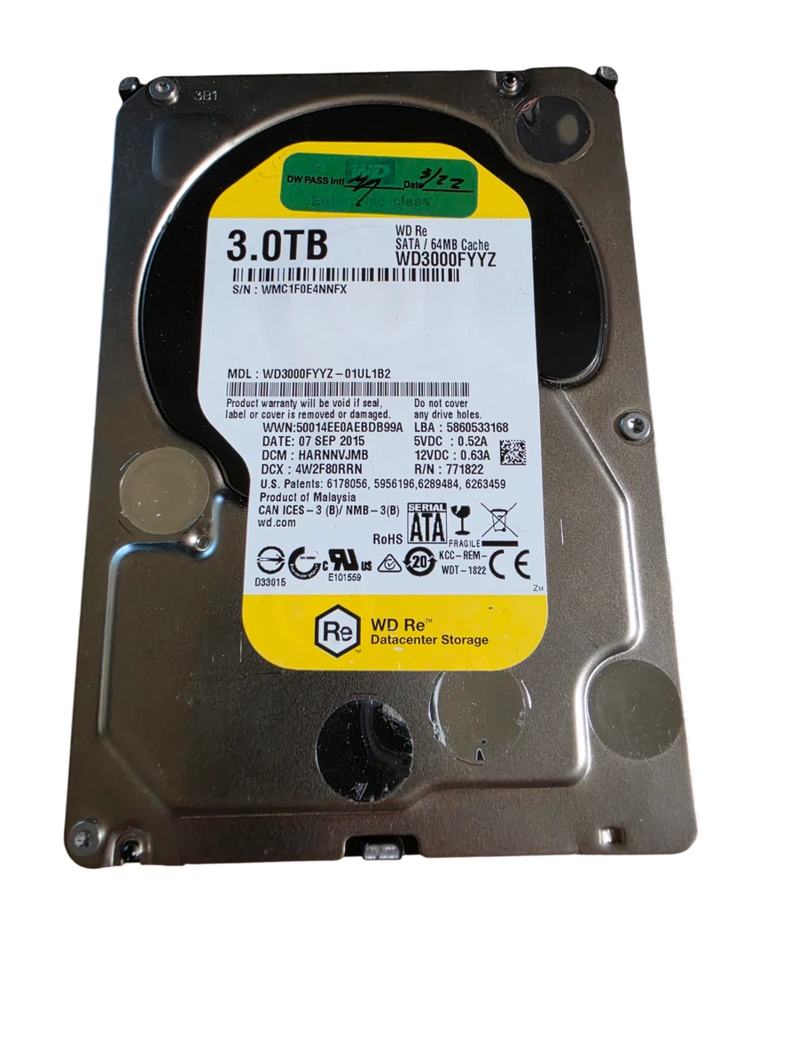 SATA III 3 TB Internal Hard Disk Drives for Sale - eBay