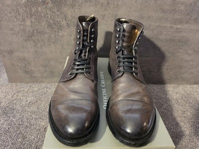LN Officine Creative Anatomia Gray Boots It44 US12 $965 Retail