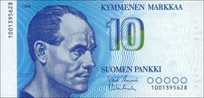 Finnland / Finland P.113 10 Markkaa 1986 Paavo Nurmi (1)