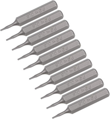 Screwdriver Bits 10Pcs 5/32 Inch Hex Shank Star-Shape P2/0.8Mm Screwdriver Bit S