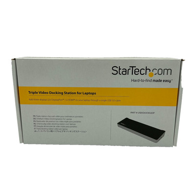 StarTech Triple Video Docking Station for Laptop USB3DOCKH2DP USB 3.0 *SEALED*