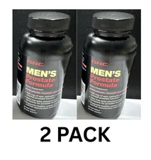 2 Pack GNC Men's Prostate Formula 60 Softgels Ea, Exp 01/27 - NWOB