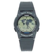 NOS CASIO ABX-20 WORLD TIME TWINCEPT WR 5BAR VINTAGE ANA-DIGI MALESIA 1995