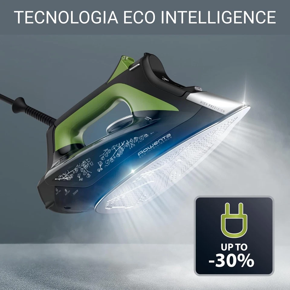 Rowenta DW6330D1 Eco Intelligence Ferro a Vapore, Distribuzione Ottimale - Immagine 3 di 4