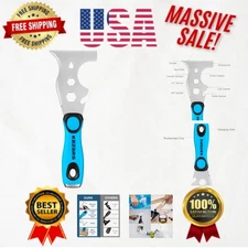 Professional 13-in-1 Paint Scraper - Durable Stainless Steel with Sharp Edges