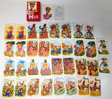 Vintage E E Fairchild Old Maid Nursery Rhymes Folk Tales Card Game Complete USA