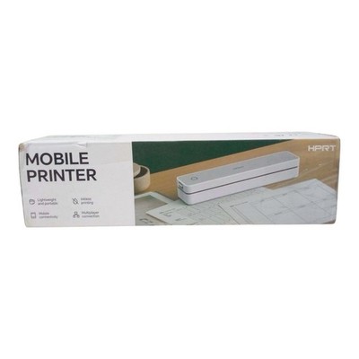 HPRT Lightweight & Portable Inkless Mobile Printer   Black MT610