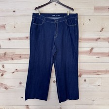 Old Navy Womens Jeans Size 20 Dark Wash Straight Leg Stretch Denim NWOT