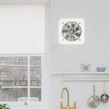6inch Super Quite Wall Exhaust Fan Bathroom Kitchen Garage Ventilation Vent 40W