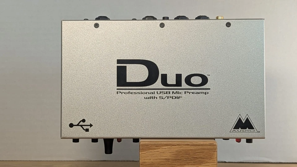 M-Audio DUO Dual Microphone Preamp Interface XLR-USB, w/All Cables, Software - Image 3 of 4