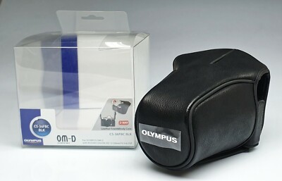 Olympus Leather Front&body Case CS-36FBC Blk für E-M5