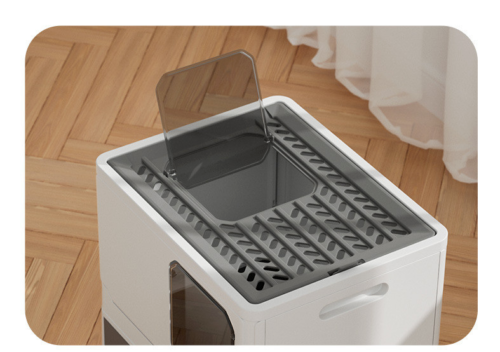 Simple Cleaning Drawer Type Pet Toilet Fully Anti-Splash Enclosed Cat Litter Box - Picture 9 of 18