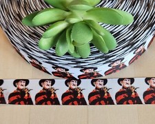 7/8  1.5" 1 YD Freddy Krueger Ribbon A Nightmare on Elm Street Halloween