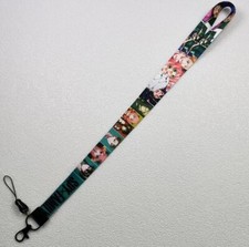 new lot 10pcs Anmie Lanyard Mobile Phone ID Card KeyChain Holder